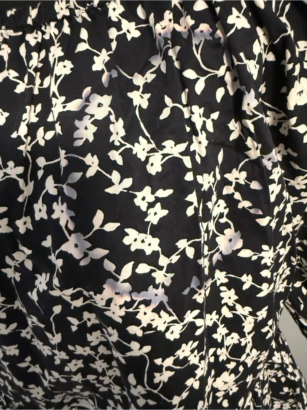 Old Navy black floral